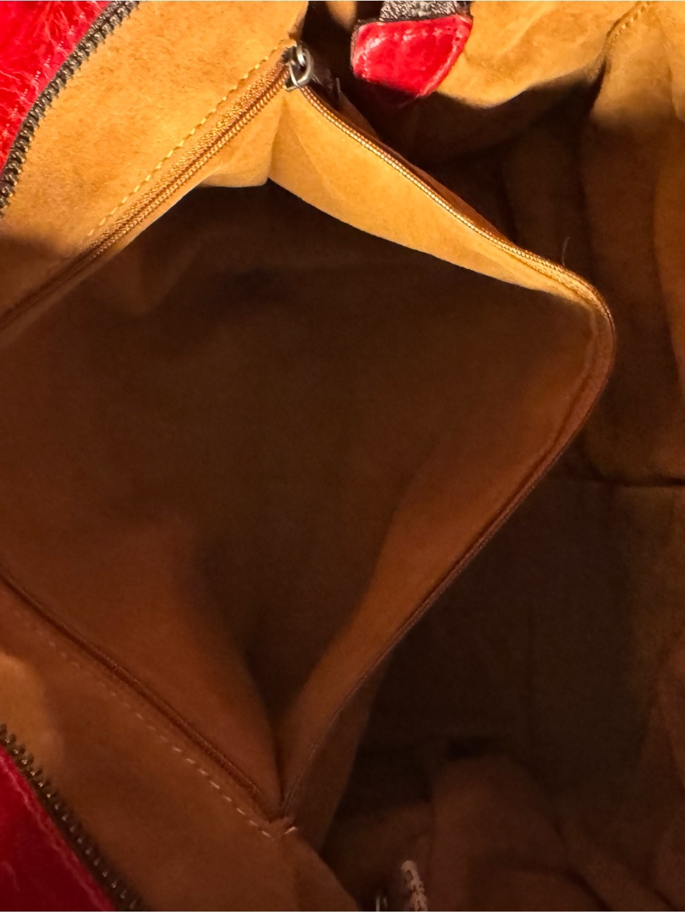 Patricia Nash Bolsena Red Distressed Leather Tote Shoulder Bag Vintage Inspired - Picture 8 of 15